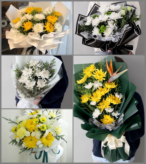 广东肇庆市高要区禄步镇绿水村白事花束代送